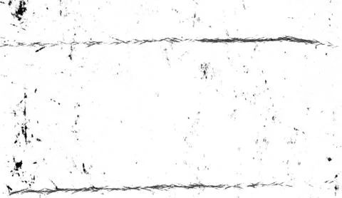 Grunge white scratch pattern. Monochrome particles abstract texture. Design e Stock Illustration