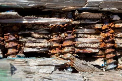 Grunge wood pattern texture Stockfoto's