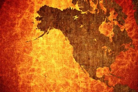 Grunge world map Stock Photos