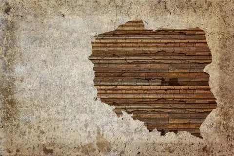 Grunge world map Stock Photos