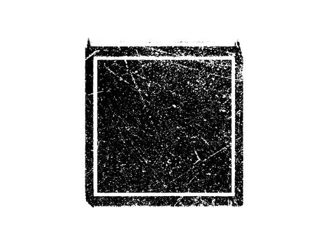 Grunge worn paper effect. Overlay texture stamps with old paper. Stock Illustration