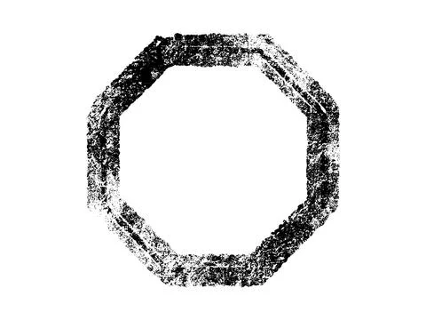 Grunge worn paper effect. Overlay texture stamps with old paper. Stock Illustration