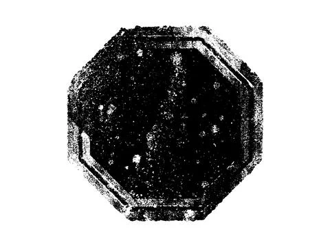 Grunge worn paper effect. Overlay texture stamps with old paper. Stock Illustration