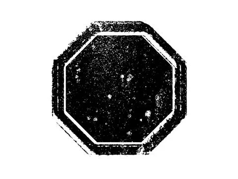 Grunge worn paper effect. Overlay texture stamps with old paper. Stock Illustration