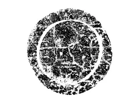 Grunge worn paper effect. Overlay texture stamps with old paper. Stock Illustration