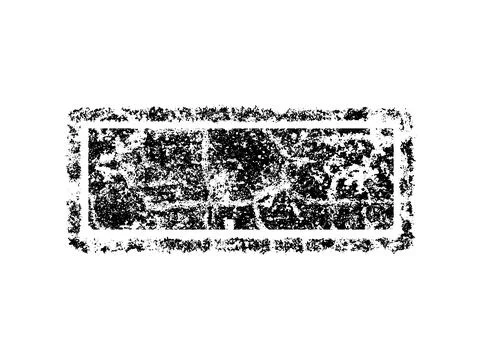 Grunge worn paper effect. Overlay texture stamps with old paper. Stock Illustration