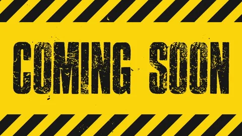 Grunge yellow background with under coming soon sign. Stock Footage 252137866