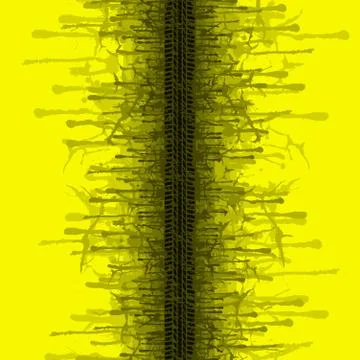 Grunge yellow splash background Stock Illustration