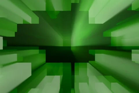 Grungy abstract blocks with light going up and down Stock Footage 96041