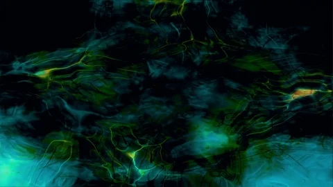 Grungy abstract forms flicker and pulse Video stock 82252303