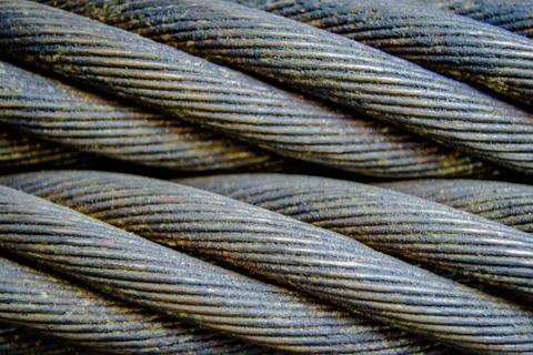 Grungy cables 库存照片