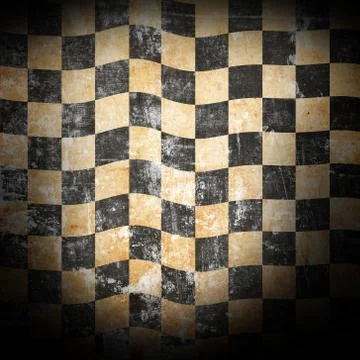 Grungy chessboard background Stock Illustration