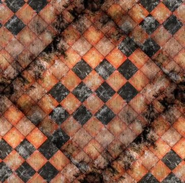 Grungy chessboard background Stock Illustration