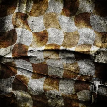Grungy chessboard background with stains Stock Illustration