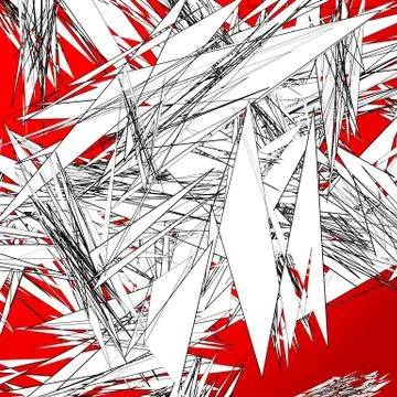 Grungy, edgy texture with random elements - Abstract illustration イラスト素材