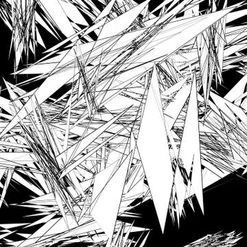 Grungy, edgy texture with random elements - Abstract illustration Illustrazione stock