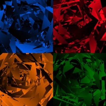 Grungy, edgy texture with random elements - Abstract illustration 스톡 일러스트