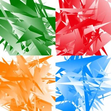 Grungy, edgy texture with random elements - Abstract illustration Stock Illustration