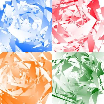 Grungy, edgy texture with random elements - Abstract illustration Stockillustratie