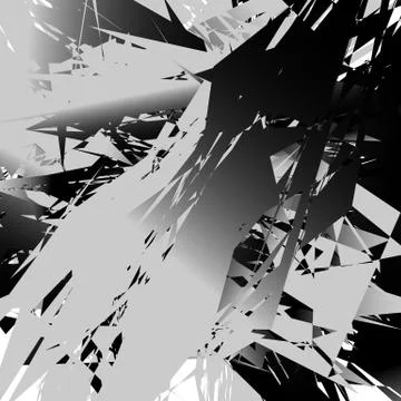 Grungy, edgy texture with random elements - Abstract illustration Stockillustratie