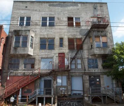 Grungy old building Stock Photos