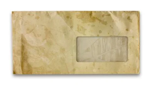 Grungy old envelope Stock Photos