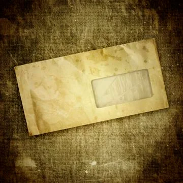Grungy old envelope Stock Photos