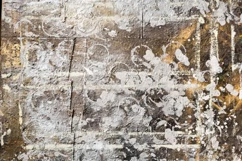 Grungy painted background Stock Illustration