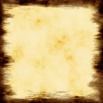 Grungy Parchment Frame Stock Illustration