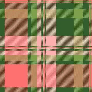 Grungy plaid background pattern, tissue seamless texture textile. Hispanic .. Stock Illustration