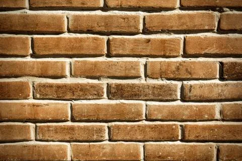 Grungy Red Brick Wall Stock-Fotos