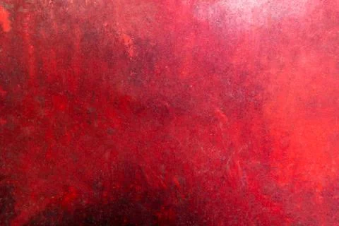 Grungy red texture, old surface of metal boat, abstract background Stock Photos