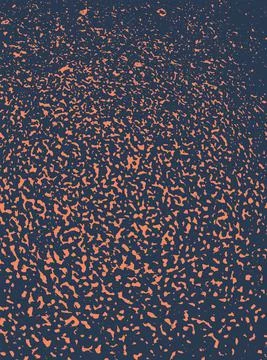 Grungy splattered drops template. Splashed blobs texture abstract vector back Stock Illustration