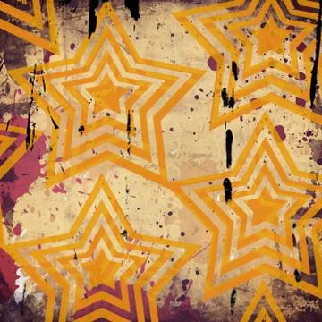 Grungy starry background Stock Illustration