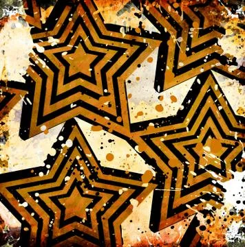 Grungy starry background Stock Illustration