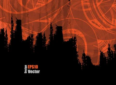 Grungy vector design Stock Illustration