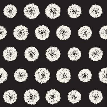 Grungy vector pattern with scattered circle shapes. Seamless texture abstract 스톡 일러스트