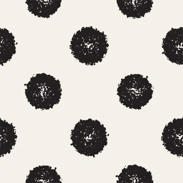 Grungy vector pattern with scattered circle shapes. Seamless texture abstract 스톡 일러스트