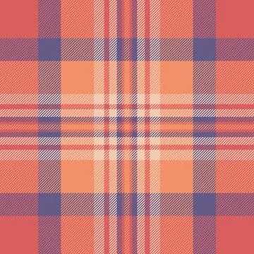 Grungy vector texture textile, thin plaid check tartan. Handmade fabric bac.. Stock Illustration