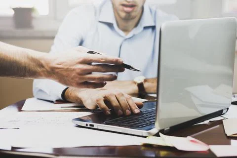 Grupe working Stock Photos