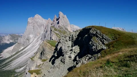 Gruppo delle Odle Stock Footage 60871548