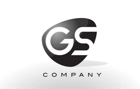 GS Logo.  Letter Design Vector. Stock Illustration
