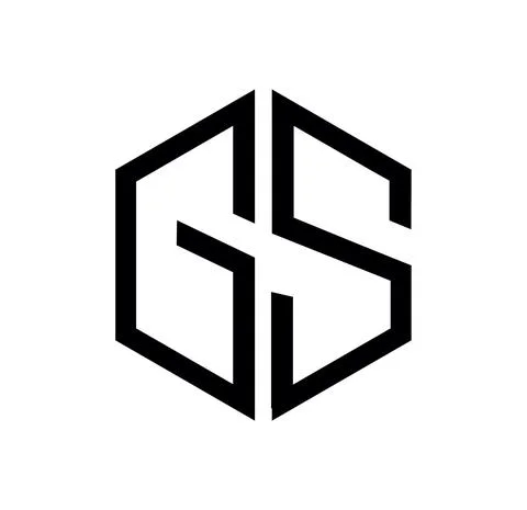 GS Monogram Initial Logo Stock Illustration