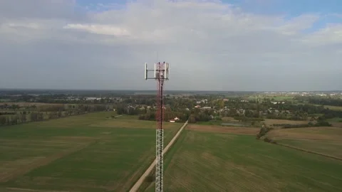 GSM phone tower Stock Footage 149043178