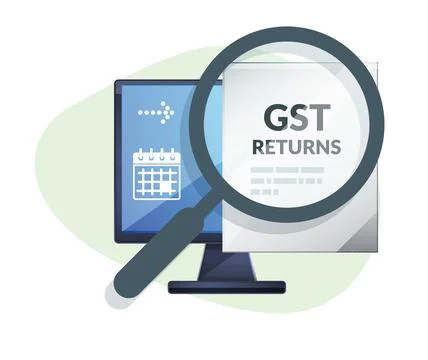 GST Compliance - GSTR-3B Return Filing - Illustration Stock Illustration