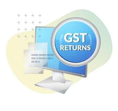 GST Compliance - Return Filing Date - Illustration Stock Illustration