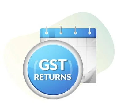 GST Compliance - Return Filing Date - Illustration Stock Illustration