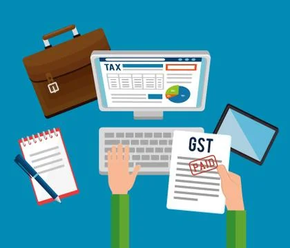 Gst time set elements icons 스톡 일러스트