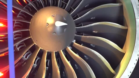GTF aircraft engine inspection Stock Footage 202288151