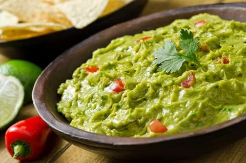 Guacamole dip Stock Photos